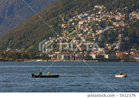 View on Lake Maggiore from Switzerland. 5012376