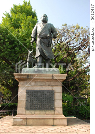 上野公園的“Saigo Takamori”雕像（上野御苑/東京都台東區） 5012457