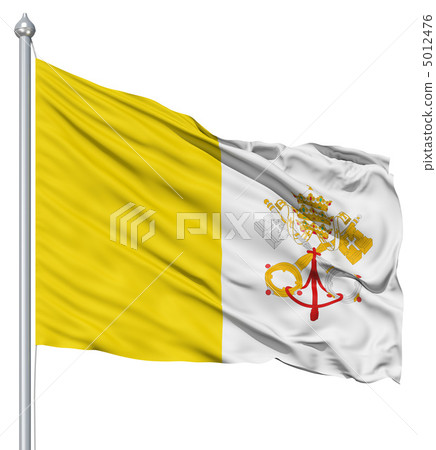 Waving flag of Vatican city Waving flag of Vatican city 5012476