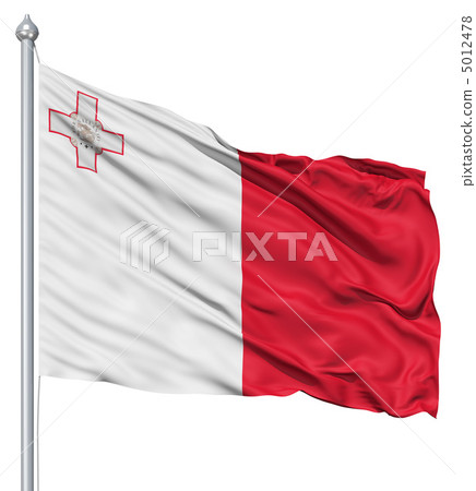 Waving flag of Malta 5012478