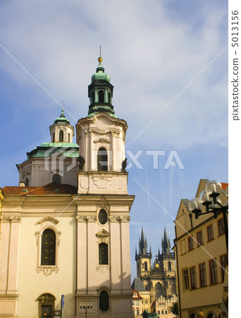 Prague's church steeples Prague's church steeples 5013156