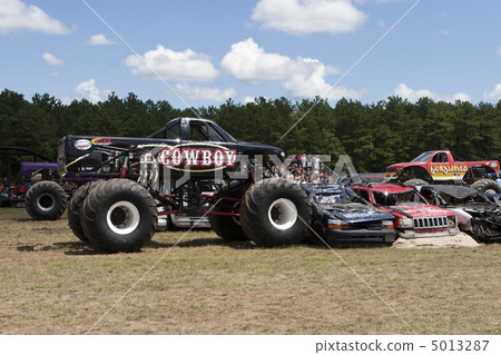Monster Truck at Car Show 5013287