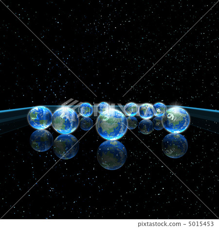 Billiards on many earth 5015453