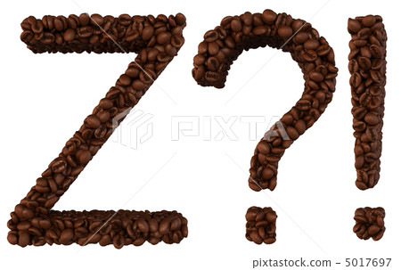 Coffee font Z and wow, What symbols isolated Coffee font Z and wow, What symbols isolated 5017697