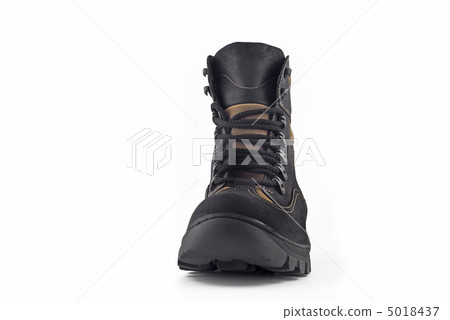 Front view of Warm leather boot Front view of Warm leather boot 5018437