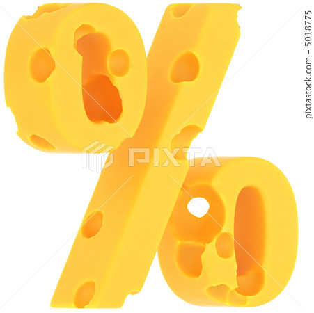Cheeze font percent symbol isolated Cheeze font percent symbol isolated 5018775