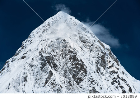 Pumo Ri Peak in Himalaya mountains Pumo Ri Peak in Himalaya mountains 5018899