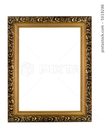 Empty golden Frame for picture or portrait Empty golden Frame for picture or portrait 5019286