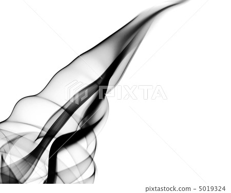 Magic fume abstract shape over white Magic fume abstract shape over white 5019324