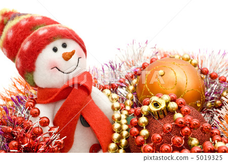 Funny white snowman 5019325