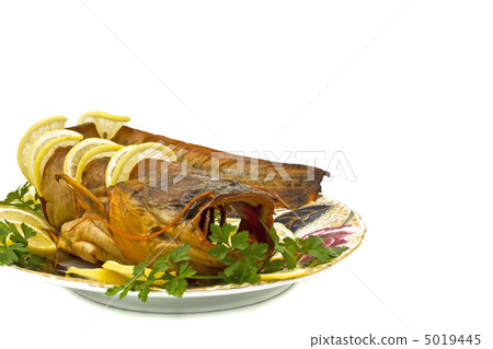 Shore dinner - bloated fresh-water catfish Shore dinner - bloated fresh-water catfish 5019445