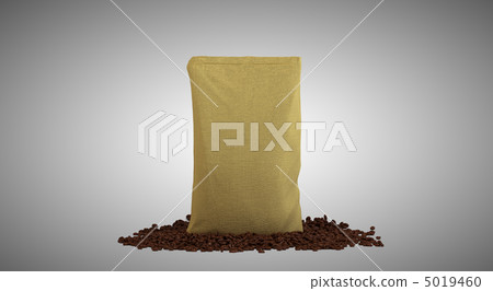 Sacking Pack and coffee beans Sacking Pack and coffee beans 5019460