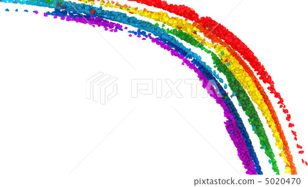 Colorful diamond rainbow pattern 5020470