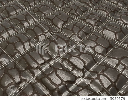 Alligator stitched black skin with square shapes Alligator stitched black skin with square shapes 5020579