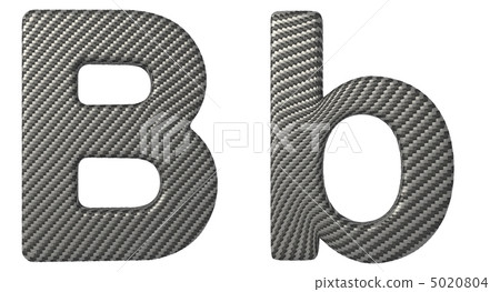 Carbon fiber font B lowercase and capital letters Carbon fiber font B lowercase and capital letters 5020804
