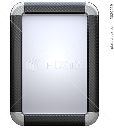 Carbon fibre lightbox isolated Carbon fibre lightbox isolated 5020959