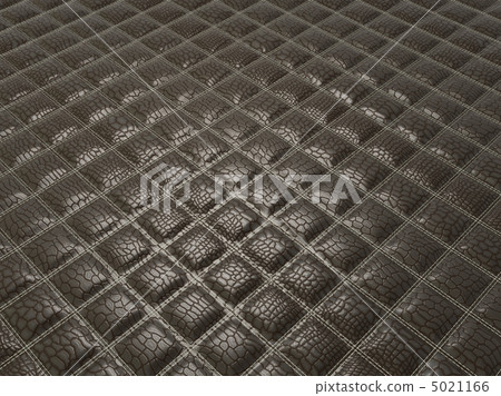 Fashion background: Alligator stitched black skin 5021166