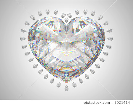 Large heart cut diamond 5021414
