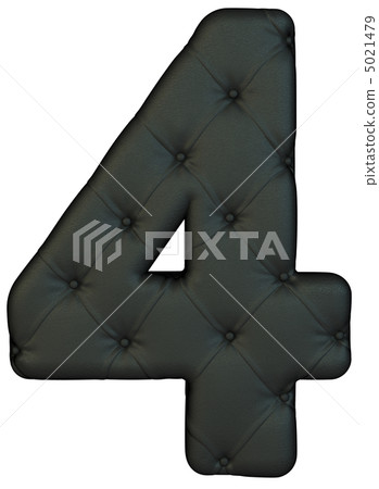 Luxury black leather font 4 figure 5021479