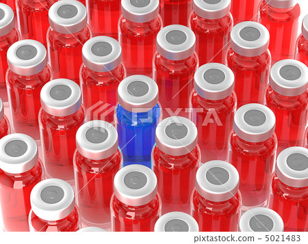 Medical decision: large group of ampules Medical decision: large group of ampules 5021483