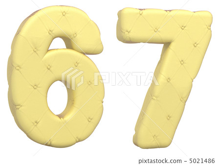 Luxury soft leather font 6 7 digits Luxury soft leather font 6 7 digits 5021486