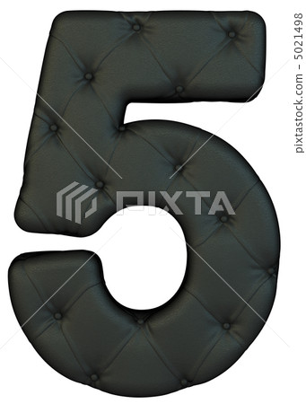 Luxury black leather font 5 figure Luxury black leather font 5 figure 5021498