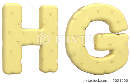 Luxury soft leather font H G letters Luxury soft leather font H G letters 5021600