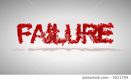 Red Failure word destruction Red Failure word destruction 5021799