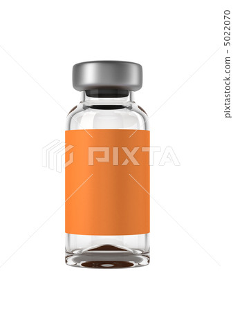 Single medical ampoule isolated 5022070