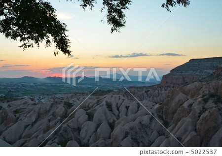 World heritage Cappadocia's Rose Valley sunset 5022537