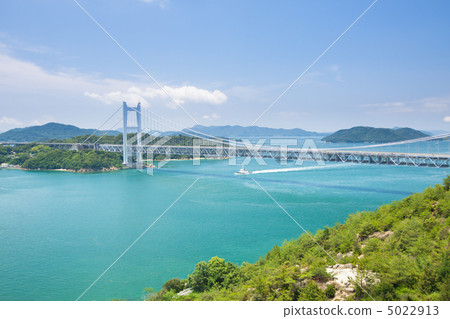 照片: 海 海洋 瀨戶大橋