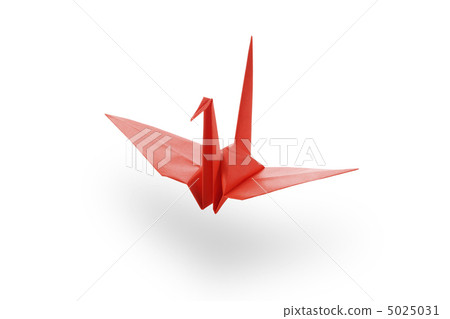 Folded paper crane 5025031