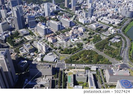 [Aerial photograph] Parliament House and Prime Minister's Residence 5027424
