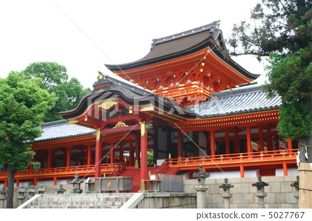 京都Shishimizu Hachimangu神社主樓 5027767