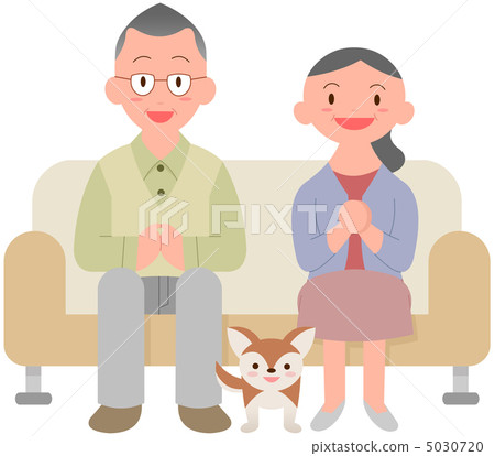 Senior couple pet Senior couple pet 5030720