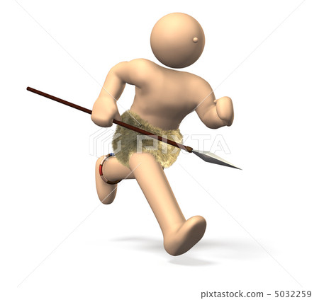 3DCG illustration showing a hunter 5032259