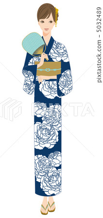 穿著浴衣的女人 5032489