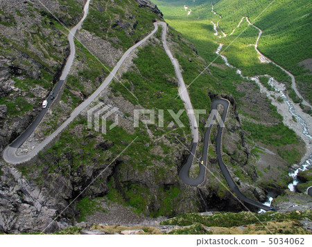 turns of  "The Troll Route", Norway turns of  "The Troll Route", Norway 5034062