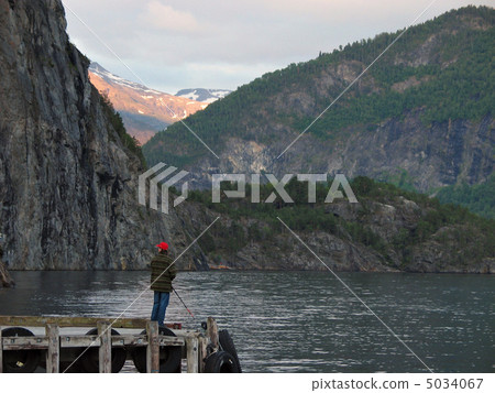 fishing in a fjord fishing in a fjord 5034067