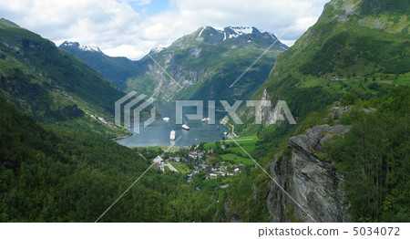 beautiful Geiranger fjord 5034072