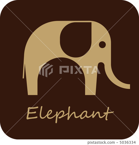 The Elephant - vector icon The Elephant - vector icon 5036334