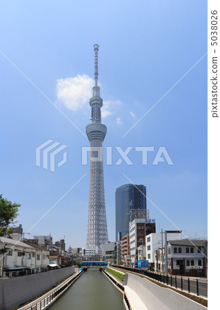 Tokyo Sky Tree seen from Tokachi Bridge 5038026