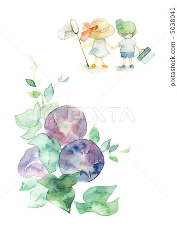 Morning glory and children Morning glory and children 5038041