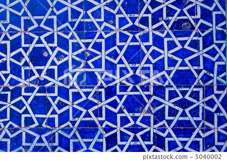 Tiled background with oriental ornaments Tiled background with oriental ornaments 5040002