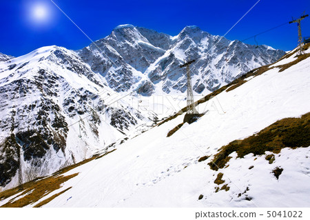 Beautiful view of mountains in the Elbrus area. 5041022