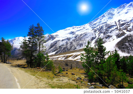 Beautiful view of mountains in the Elbrus area. Land View. Beautiful view of mountains in the Elbrus area. Land View. 5041037