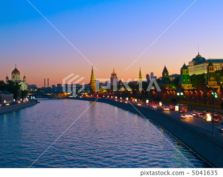embankment of Moscow river, Moscow, Russia embankment of Moscow river, Moscow, Russia 5041635