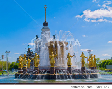 old soviet Fountain, Moscow, Russia 5041637