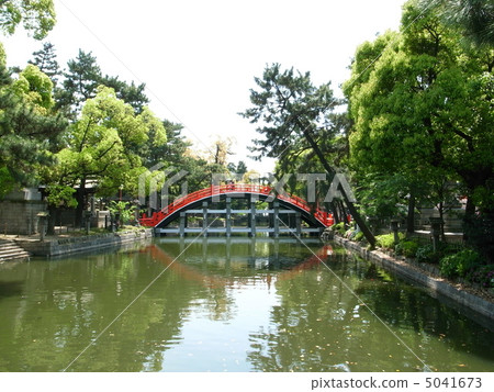 Sumiyoshi Taisha的太鼓橋 5041673