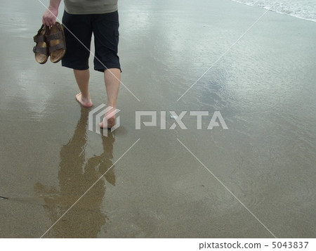 Walking by the seaside 5043837